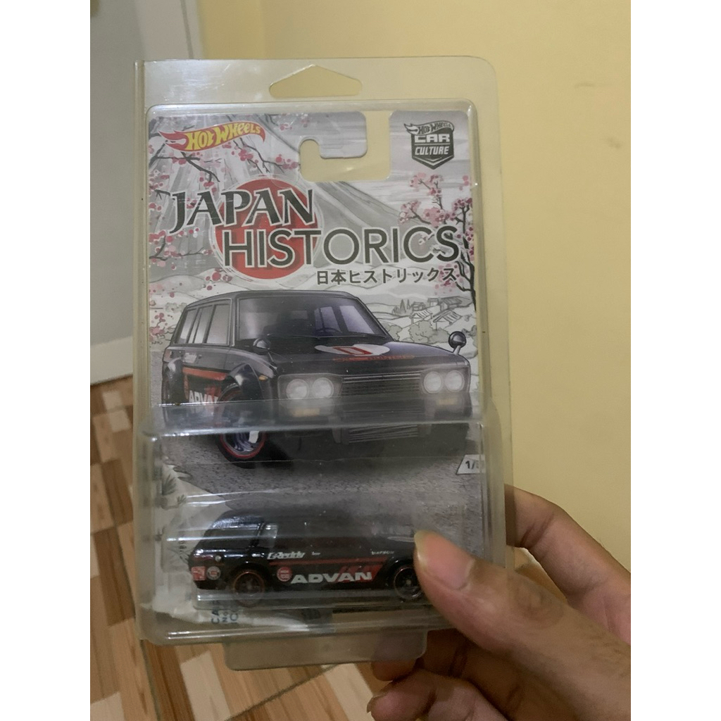 hotwheels datsun 510 wagon japan historics