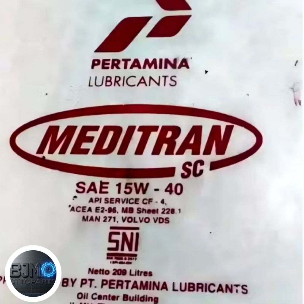 OLI DRUM MEDITRAN SC SAE 15W-40 isi 209 liter / MOHON BACA DESKRIPSI