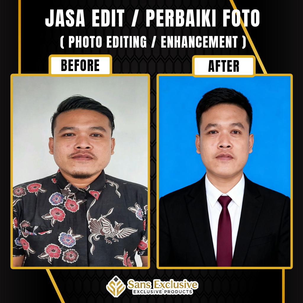 Jasa Edit Foto Profesional Manual Non AI | Ganti Background, Pas Foto Jas, Retouch Wajah | Photo Edi