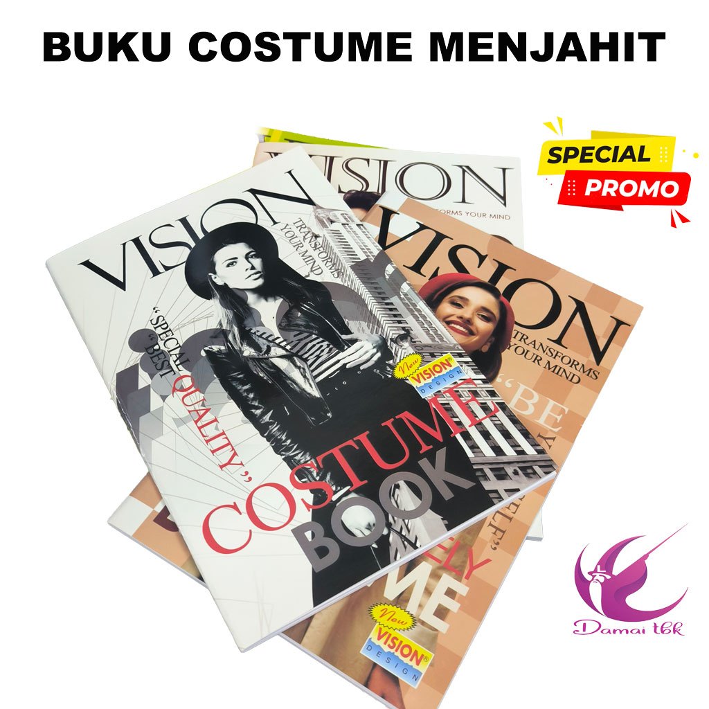 Buku Costume Menjahit - Buku Kostum Buku Pola Baju - Costume Book