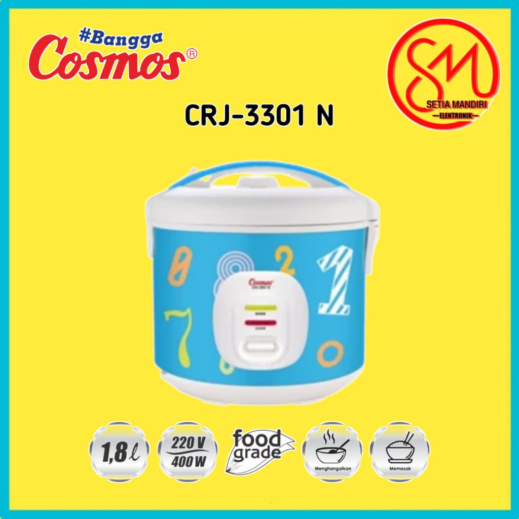 Cosmos Rice Cooker CRJ-3301 - Memasak Nasi Lezat dengan Mudah