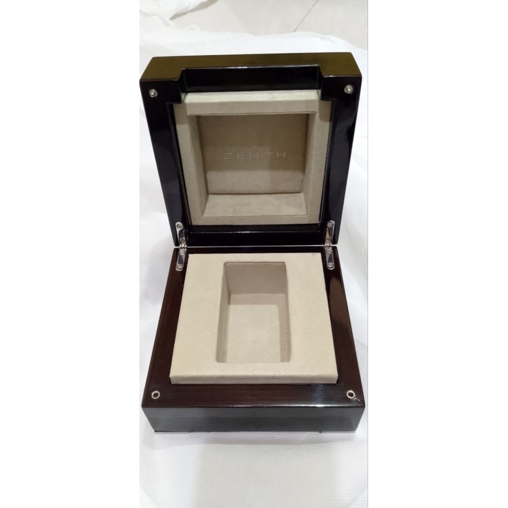 original kotak kayu mewah  jam zenith automatic