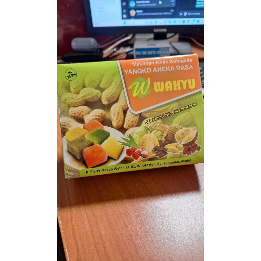 Yangko Aneka Rasa WAHYU Khas Kotagede Isi 30 Biji | Oleh-Oleh Jogja Legit Kenyal