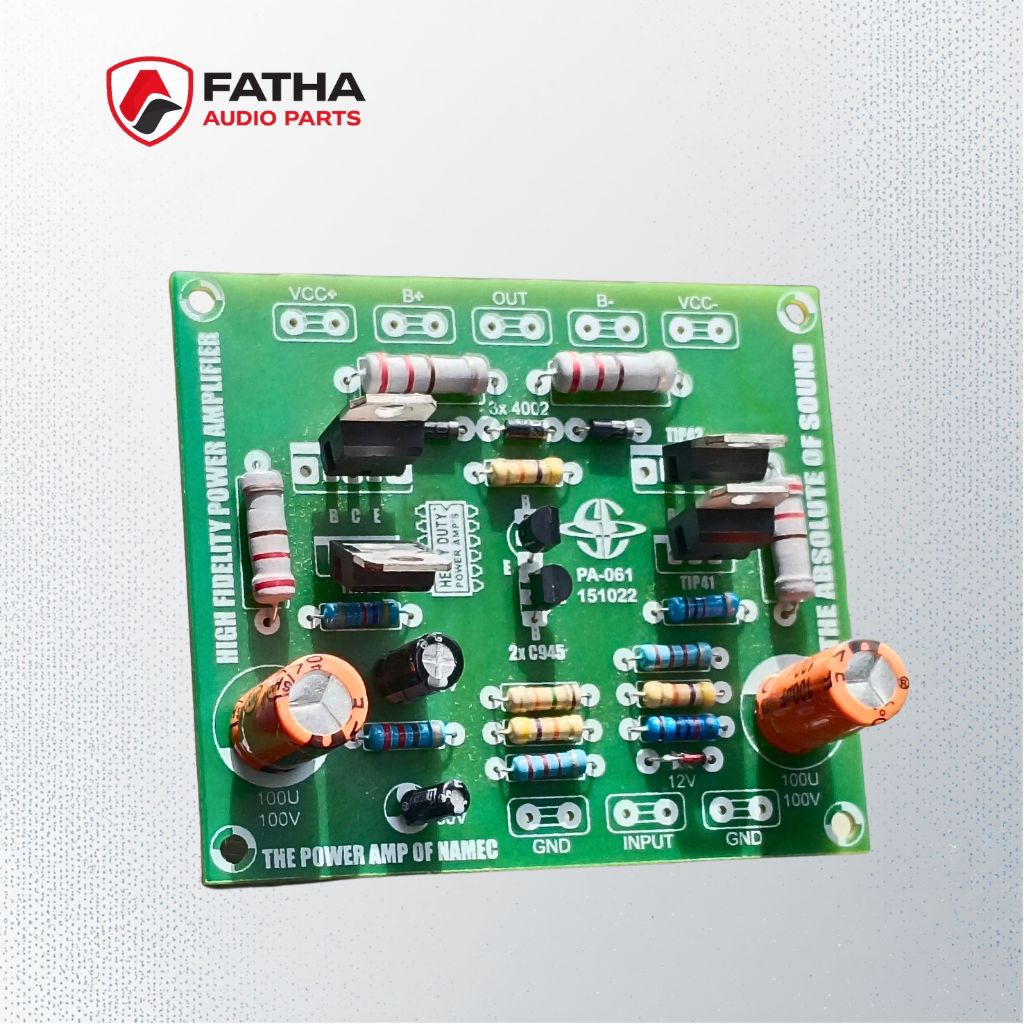PCB Kit Driver Power Amplifier NAMEC NEO | Driver Final TIP41 TIP42 | Modul Driver Power Amp CT 25–4