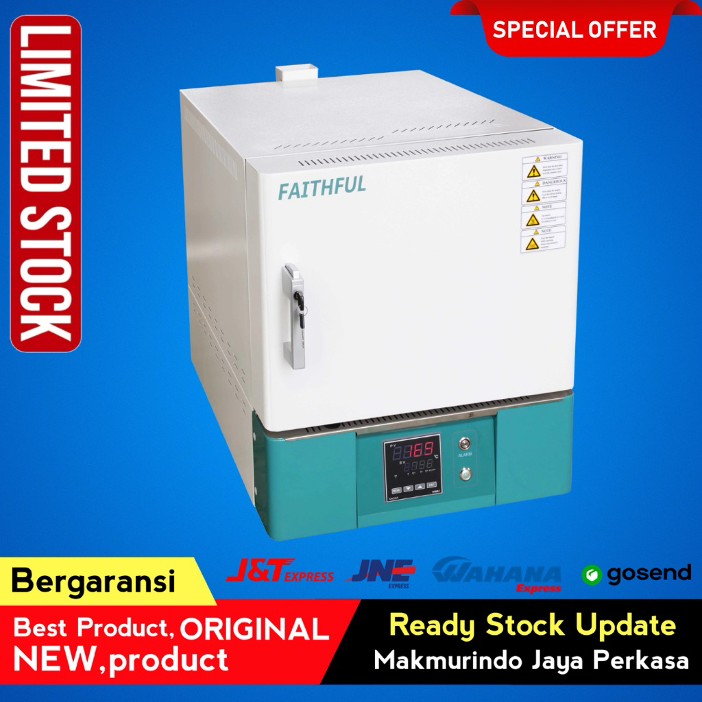 Muffle Furnace Ceramic Fiber Muffle Furnace 2lt 1200°C