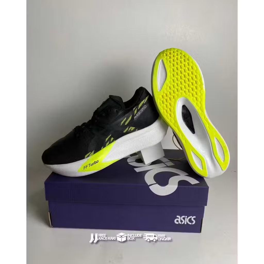 SEPATU RUNNING ASICS FULL BLACK. SEPATU OLAHRAGA PRIA WANITA VOLI DAN SEPATU LARI BEST SELLER