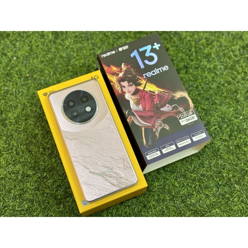 REALME 13 PLUS 5G 12/256GB SECOND LENGKAP MULUS RESMI INDONESIA