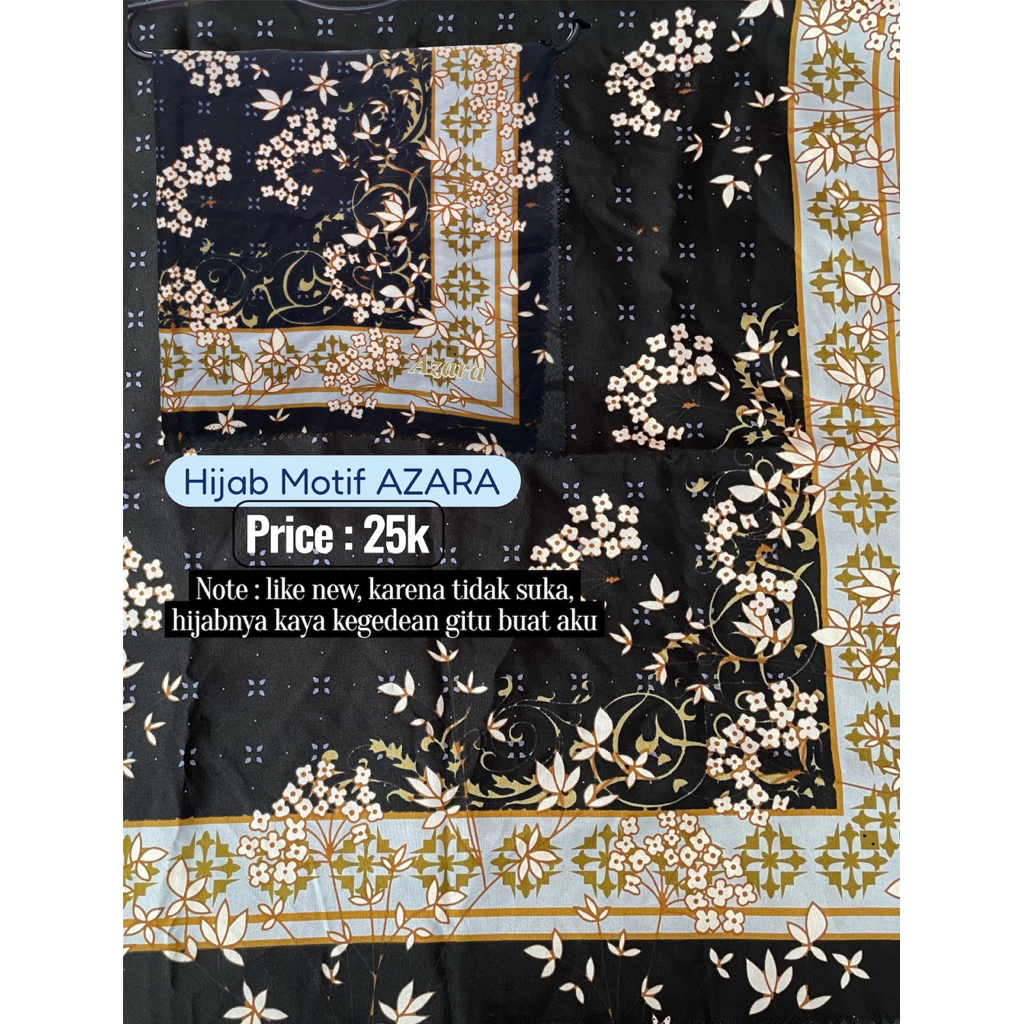 Hijab Motif Bunga