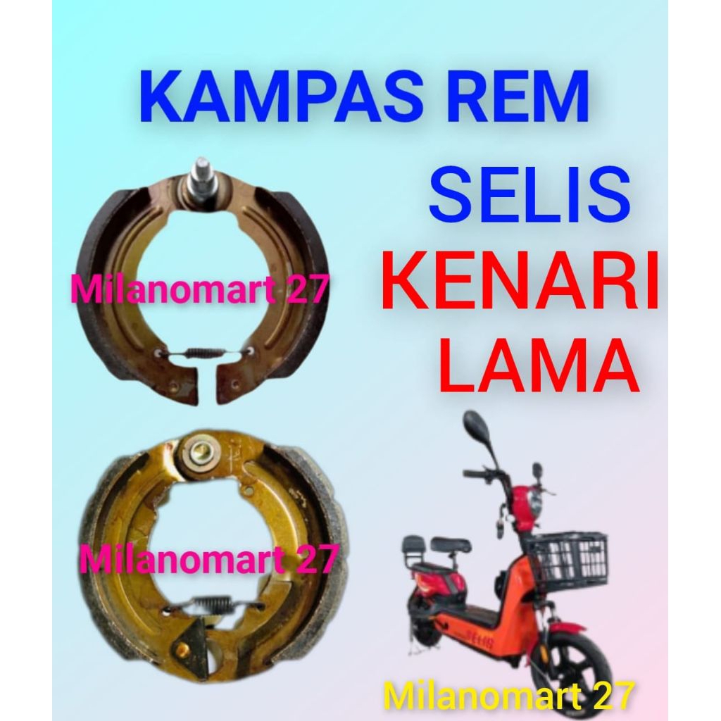 kampas rem sepeda listrik selis kenari lama kampas rem sepeda listrik selis kenari lama
