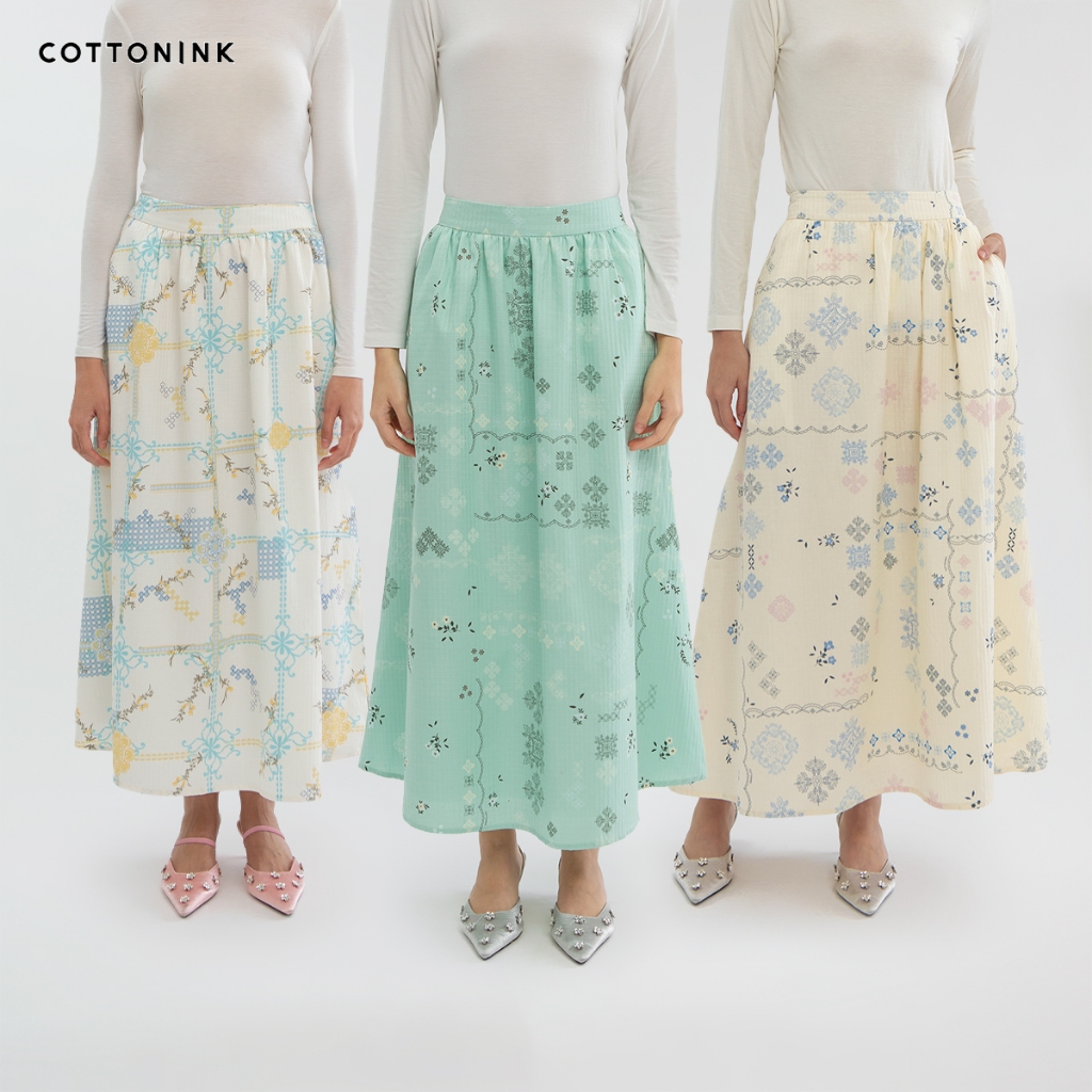 COTTONINK - Bawahan Rok Wanita Layla #RayaCollection2026