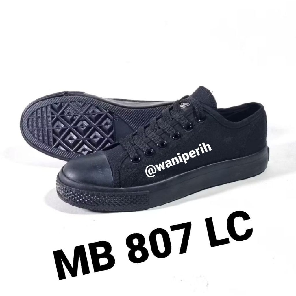 Sepatu Sekolah MB 807 LC  hitam terbaru