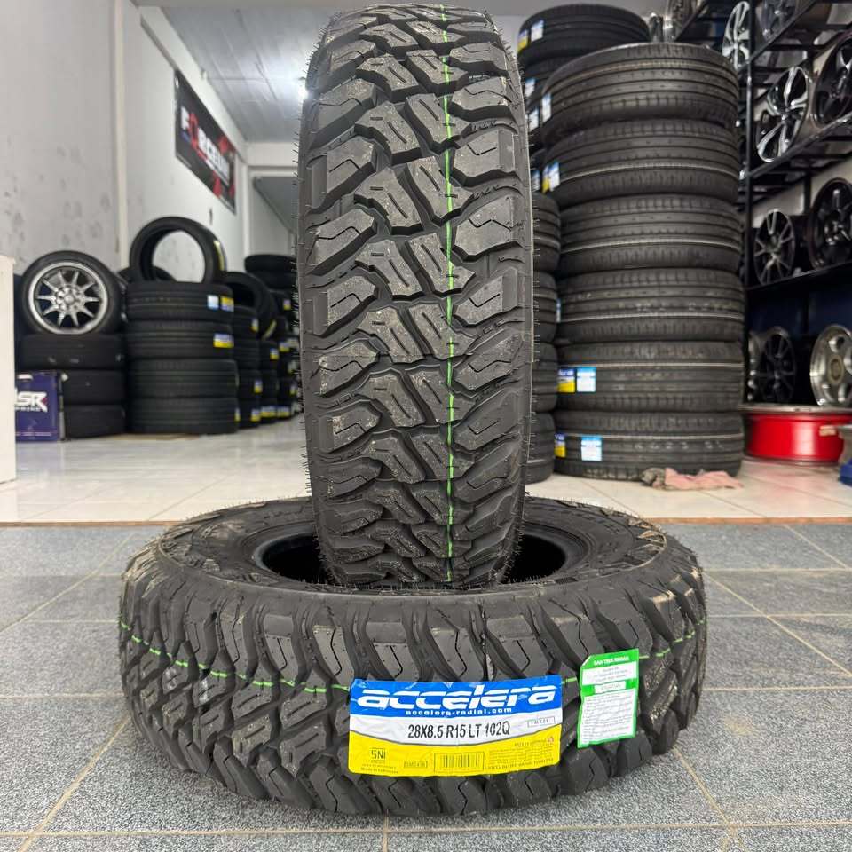 BAN MOBIL OFFROAD UKURAN 28 X 8,5 R15 ACCELERA MT RING 15 28X8,5 (GRATIS PASANG DITOKO)