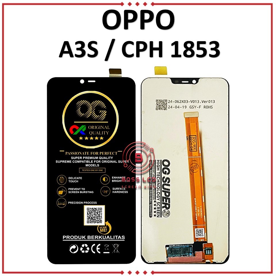 LCD TOUCHSCREEN OPPO A3S / CPH 1853 ORIGINAL