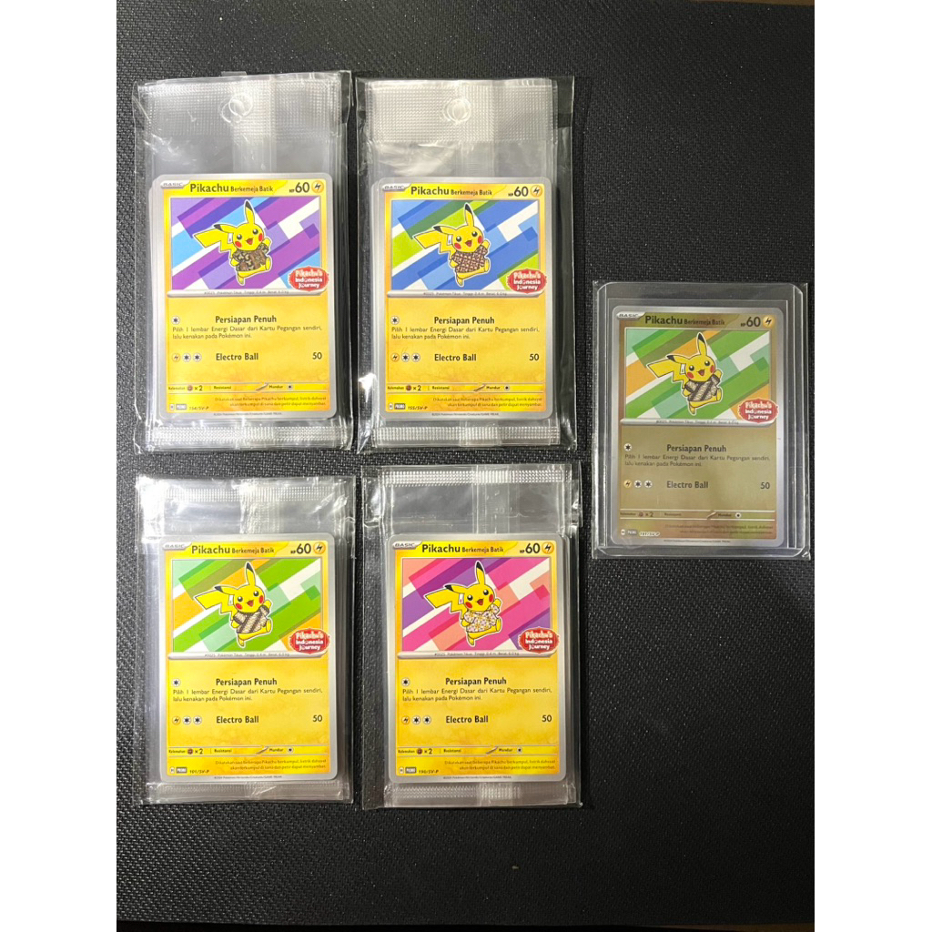 Pikachu Berkemeja Batik Promo Full Set - Pikachu’s Indonesia Journey