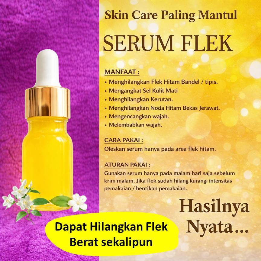 serum penghilang flek hitam yang ampuh tebal bandel membandel skin care solution untuk wajah
