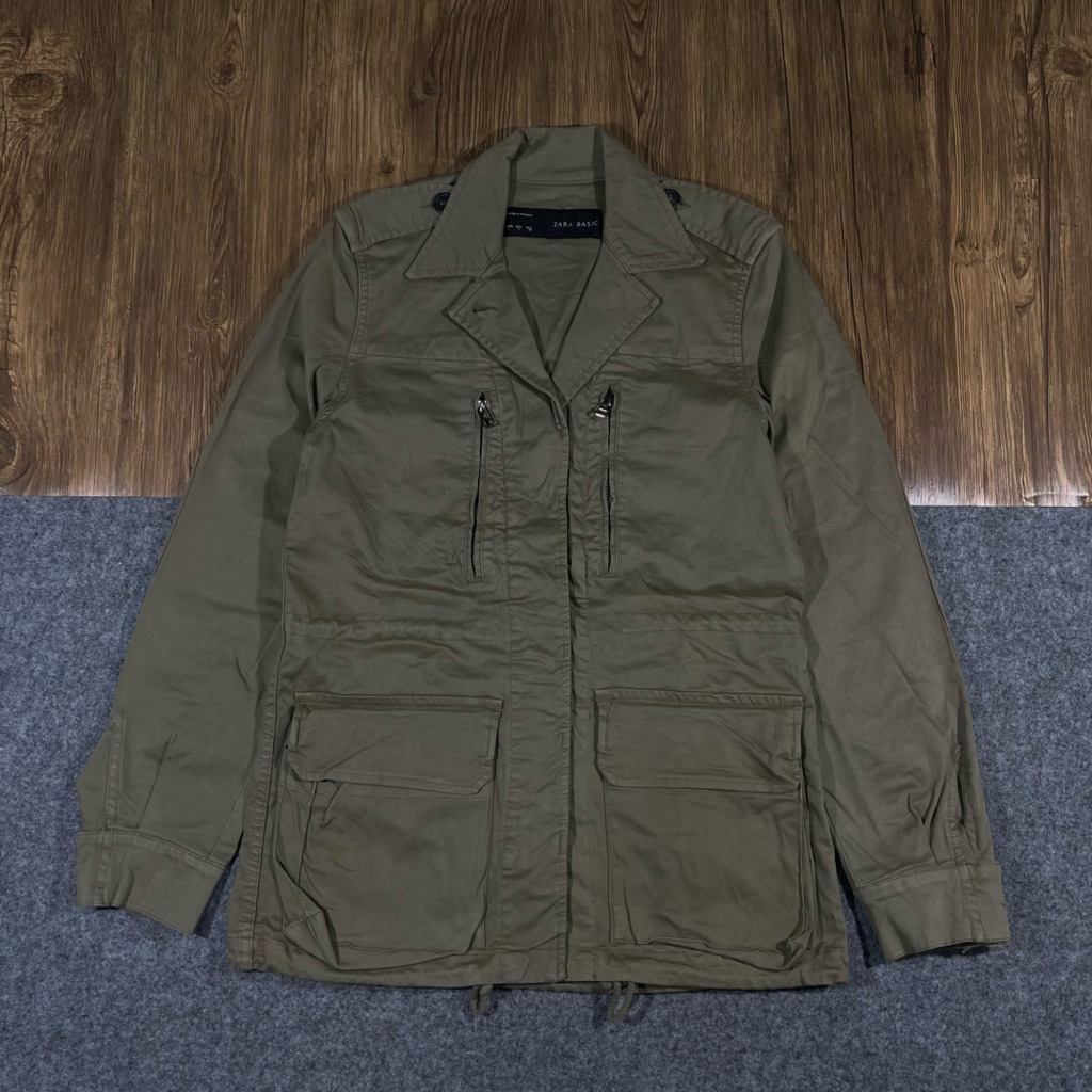 Jaket parka Zara basic