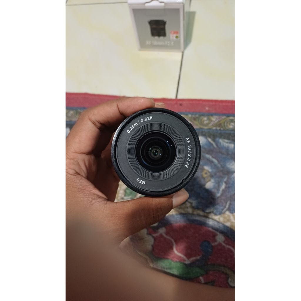 lensa samyang 18mm f2.8 sony FE (second/bekas)