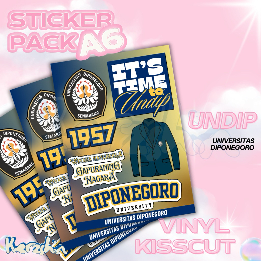Stiker Universitas Diponegoro - UNDIP