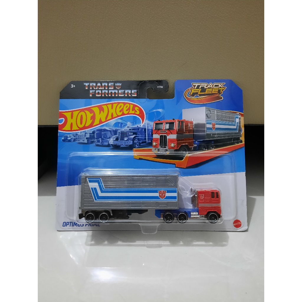 Hot Wheels Track Fleet Optimus Prime Transformers