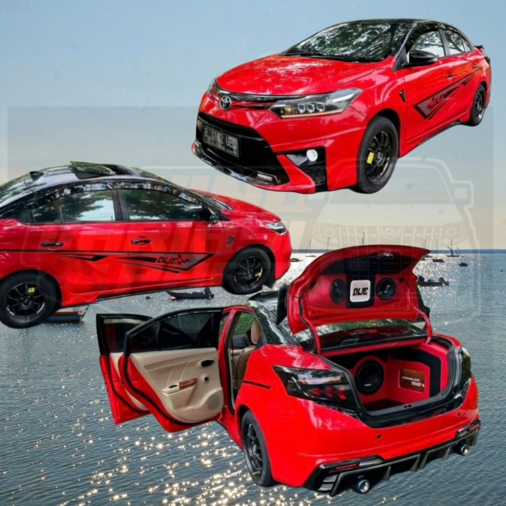 BODYKIT TOYOTA VIOS GEN 3 MODEL YARIS HYEKERS