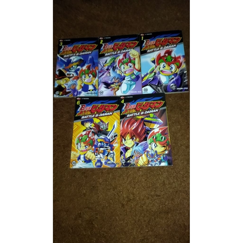 komik judul, battle b-daman cabutan