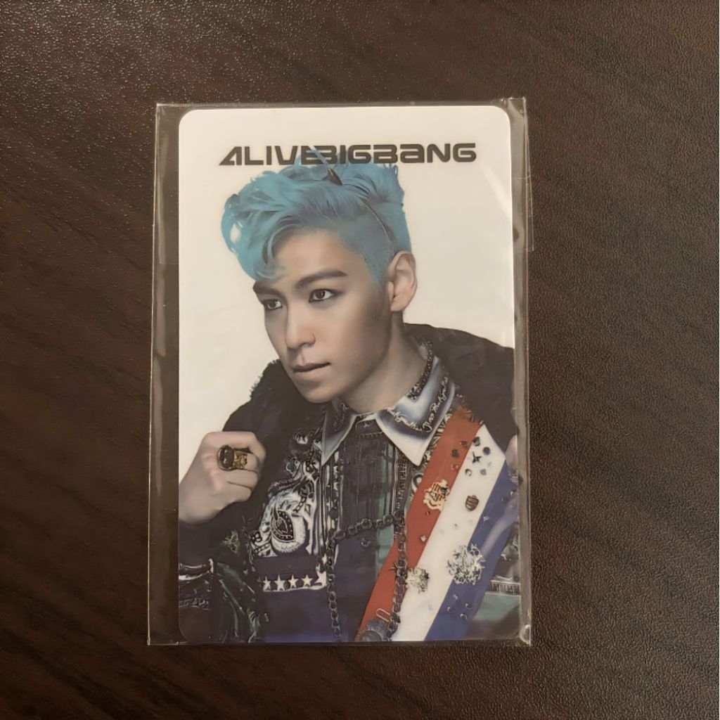 Bigbang ALIVE TOP version pvc photocard
