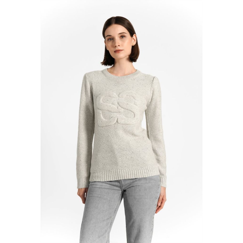 preloved buttonscarves sweatshirt size M