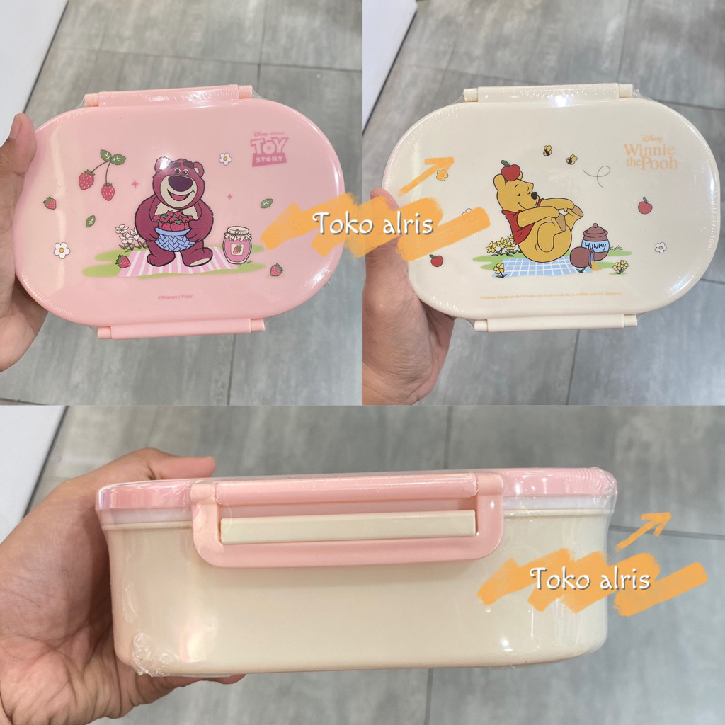 LUNCH BOX OH!SOME EDISI DISNEY LOTSO - WINNIE THE POOH / TEMPAT MAKAN KARAKTER