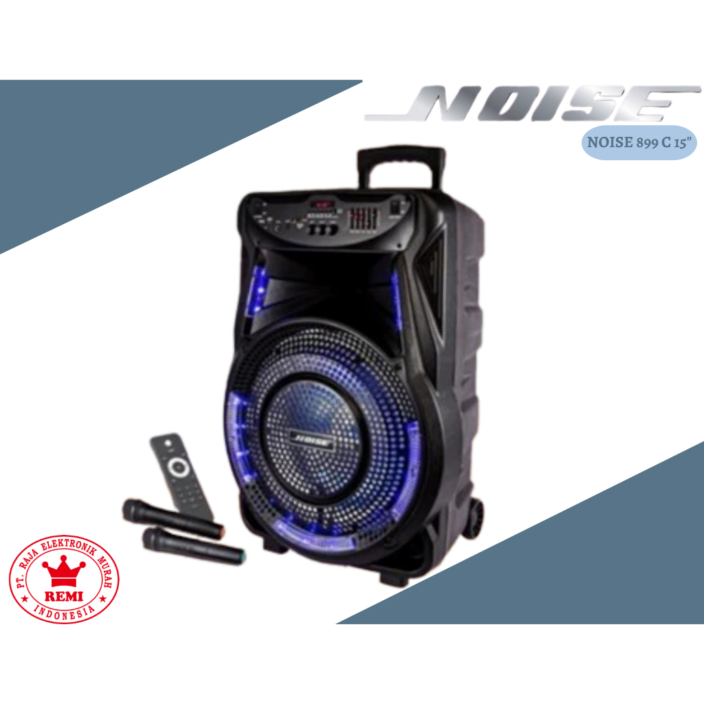 NOISE Speaker Bluetooth 899 C Portable Karaoke Speaker Wireless 15 Inch