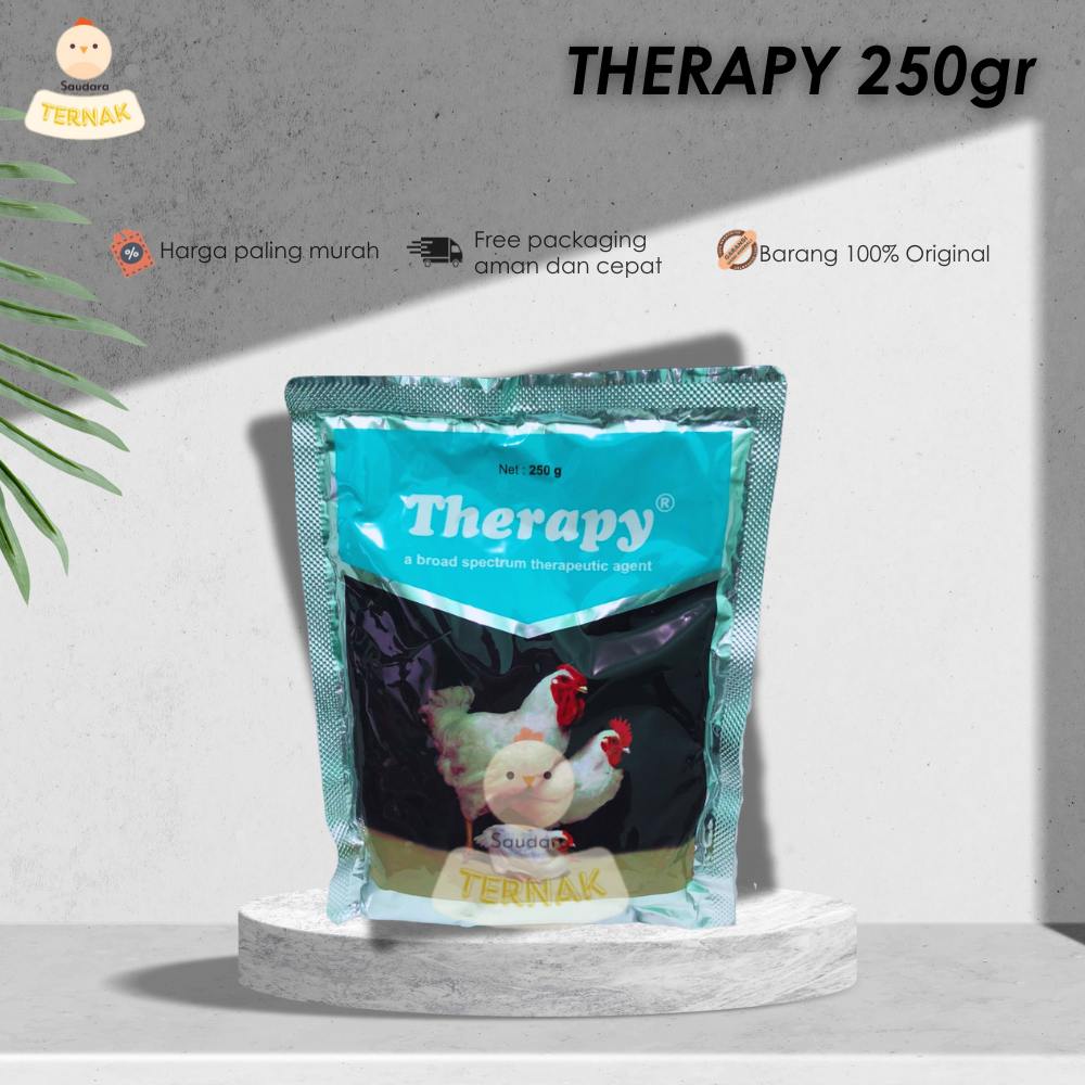 Therapy 250 gram Obat Ayam Snot CRD Kolera Medion