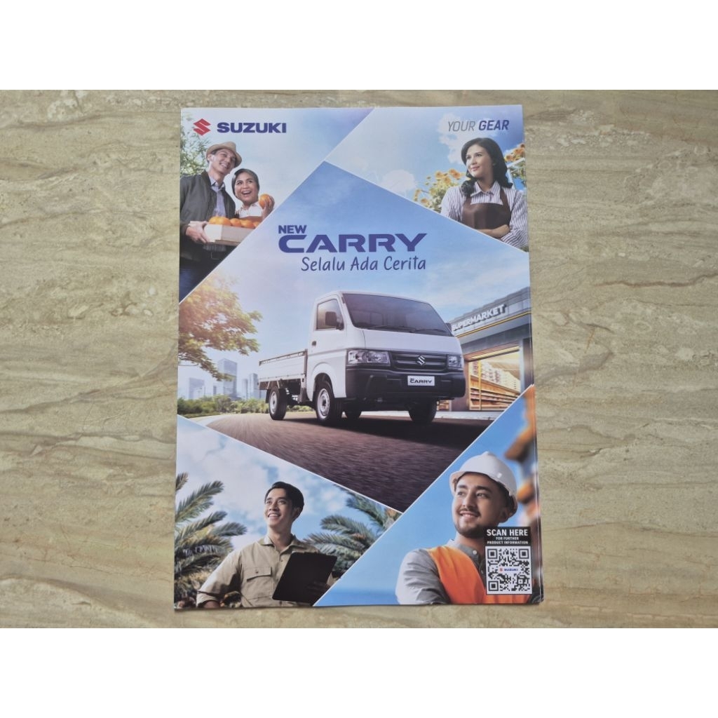 brosur katalog mobil suzuki carry 2024 leaflet