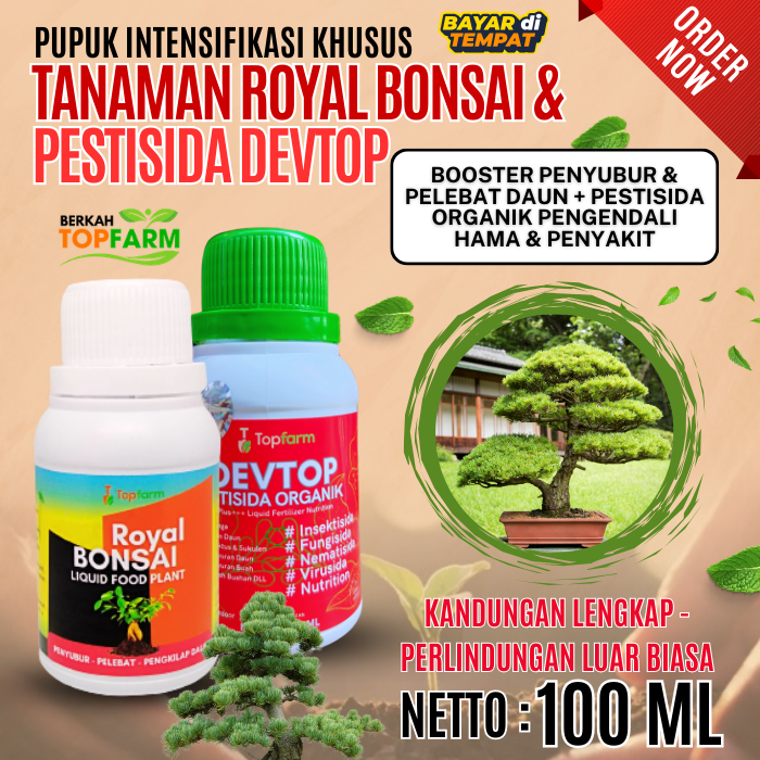 Pupuk Bonsai Pemacu Perangsang Penyubur dan Pelebat Daun Akar & Batang / Pupuk Khusus Bonsai / Pupuk