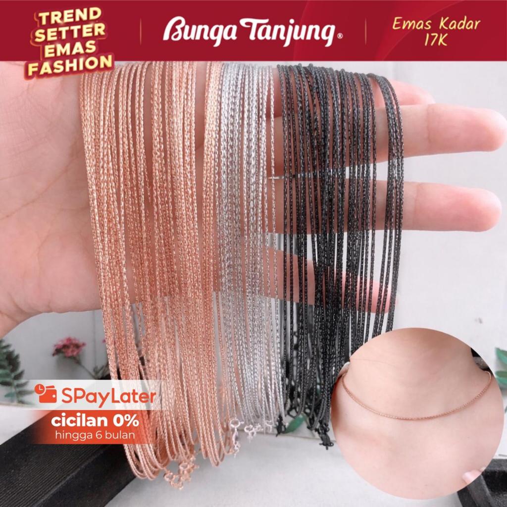 KALUNG CHOKER - EMAS 17K - BUNGA TANJUNG GOLD