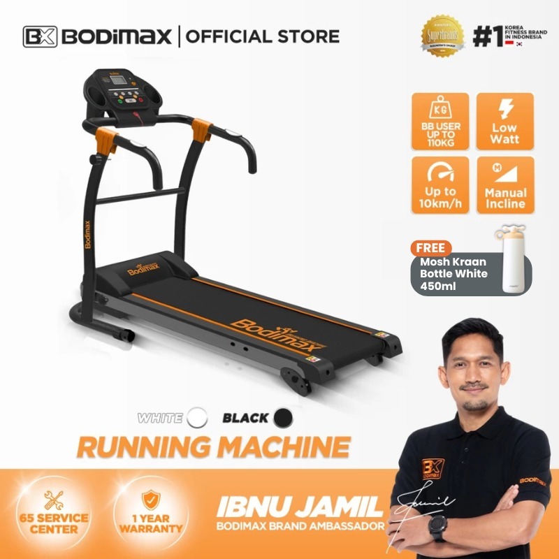 Bodimax New Running Machine / Treadmill / Alat Olahraga / Fitness