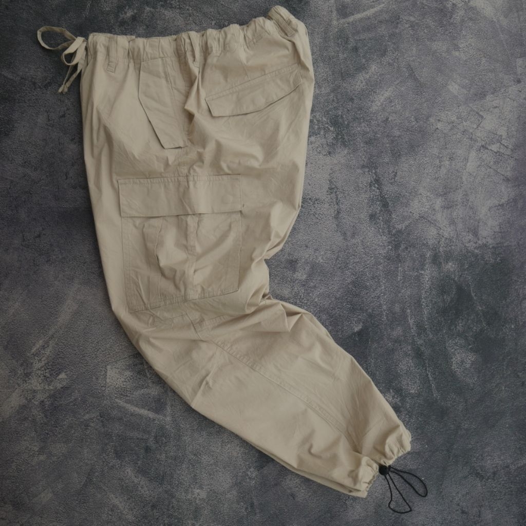 H&M Celana Cargo Regular Fit Ripstop Trousers Army Military
