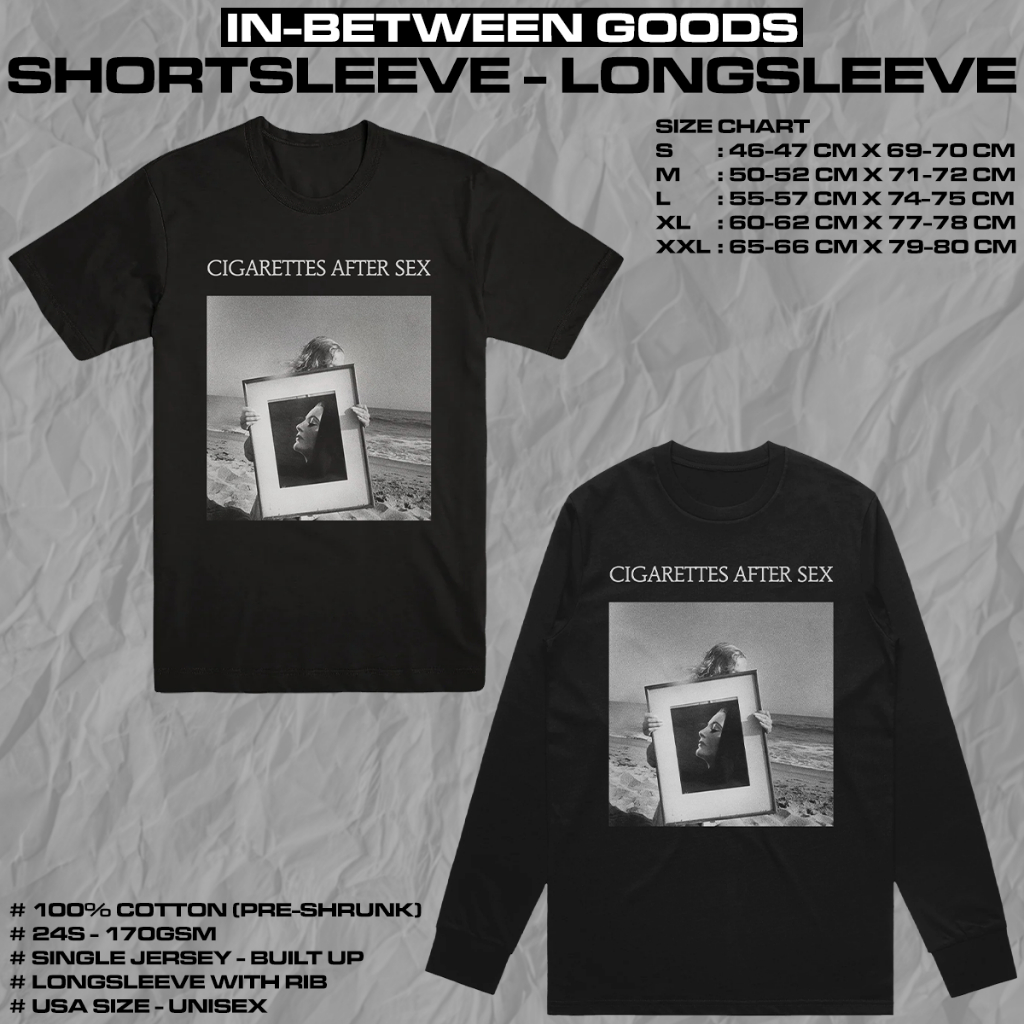 CIGARETTES AFTER SEX - TEJANO BLUE | T-SHIRT | LONGSLEEVE | BAND MERCH