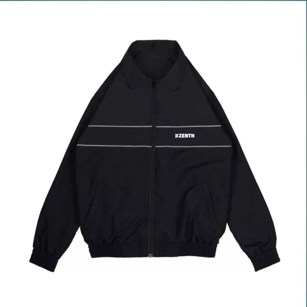 ZENTHSTAR JAKET REFLEKTIF BLACK JAKET TRACKTOP