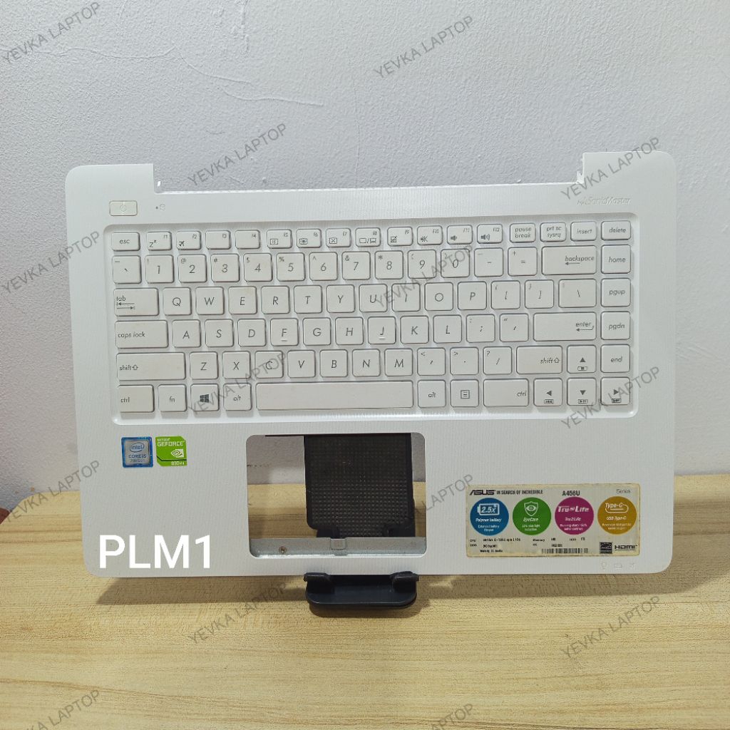 [ PUTIH ] Palmrest Asus A456U bisa utk X456U Normal Tested Seken Original [ frame cover casing case 