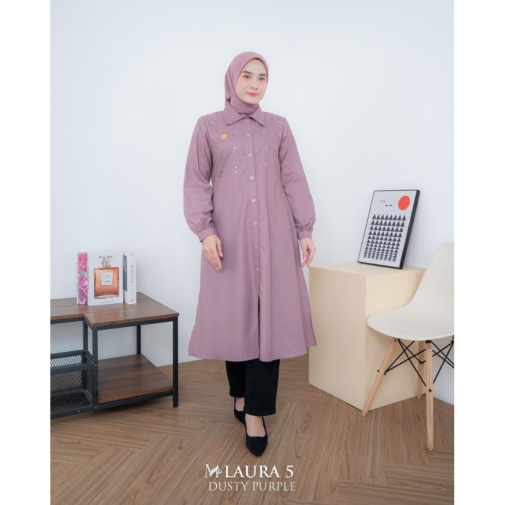 laura tunik 5 by marema zalifa, tunik marema zalifa, tunik polos