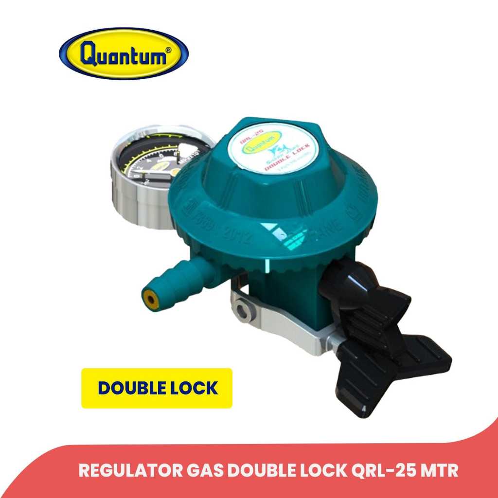 QUANTUM Regulator Gas LPG Double Lock QRL-25 / Double Lock Quantum