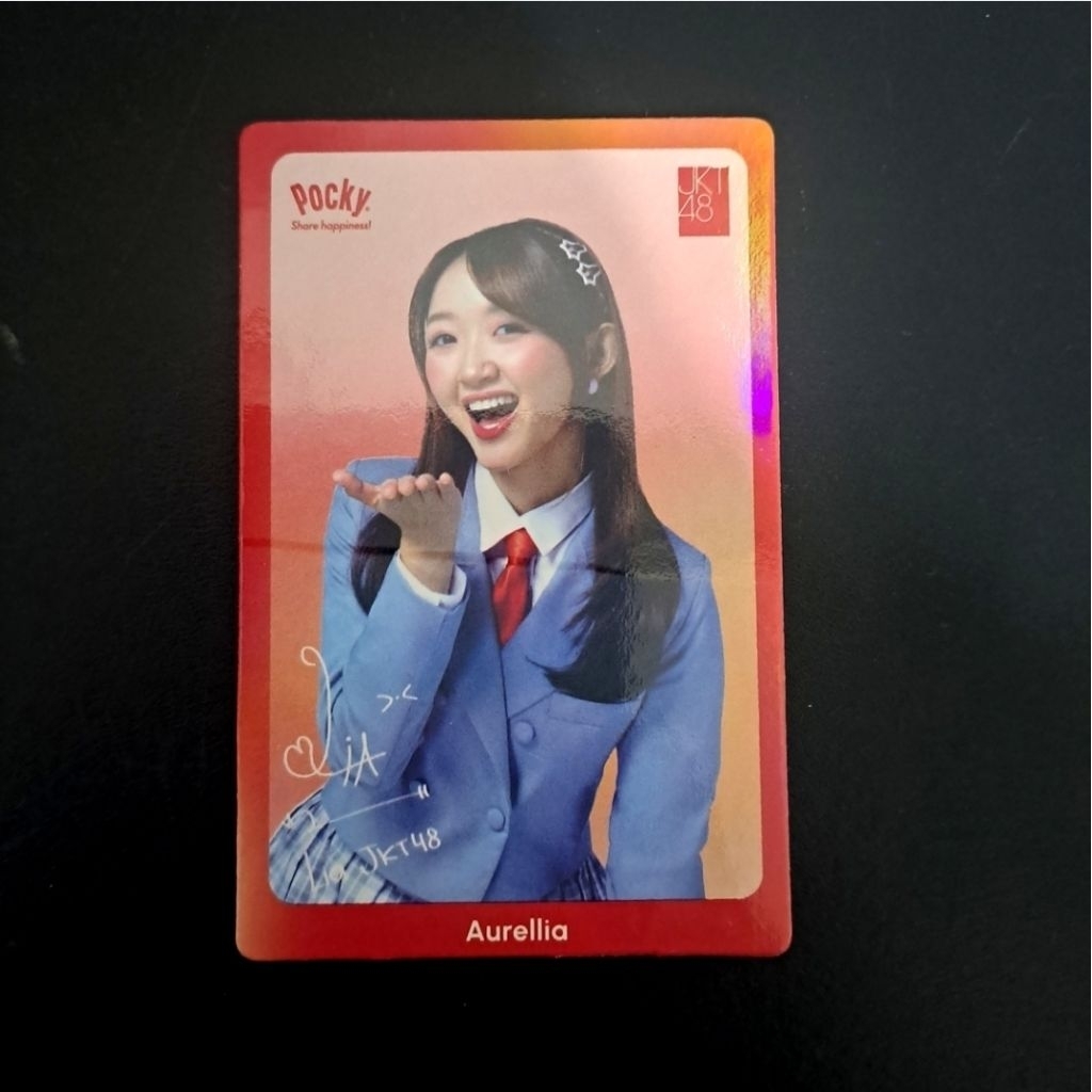 Kartu Pocky x JKT48 Aurellia
