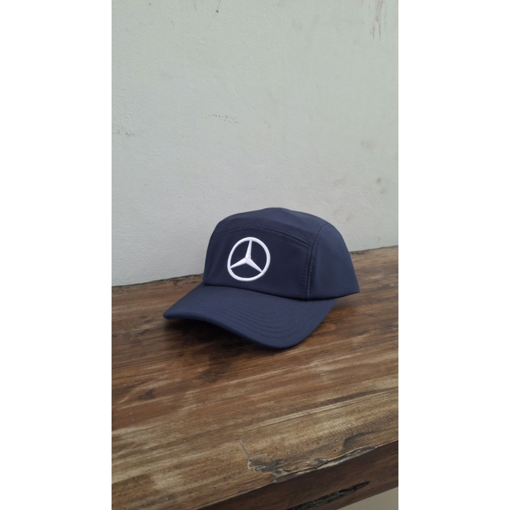 Topi mercedes benz logo mercy model 5P logo full bordir
