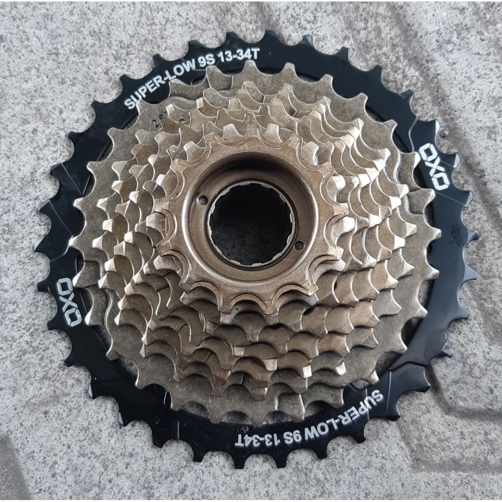 sproket 9 speed OXO Ulir 13/34