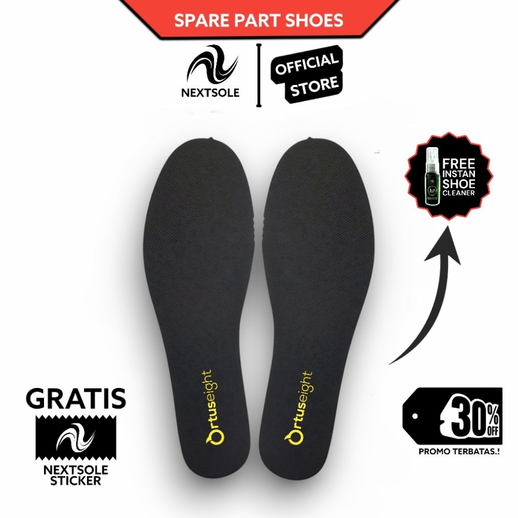Insole Sepatu Flat B Ortholite Foam Premium Shoe pad Ortus