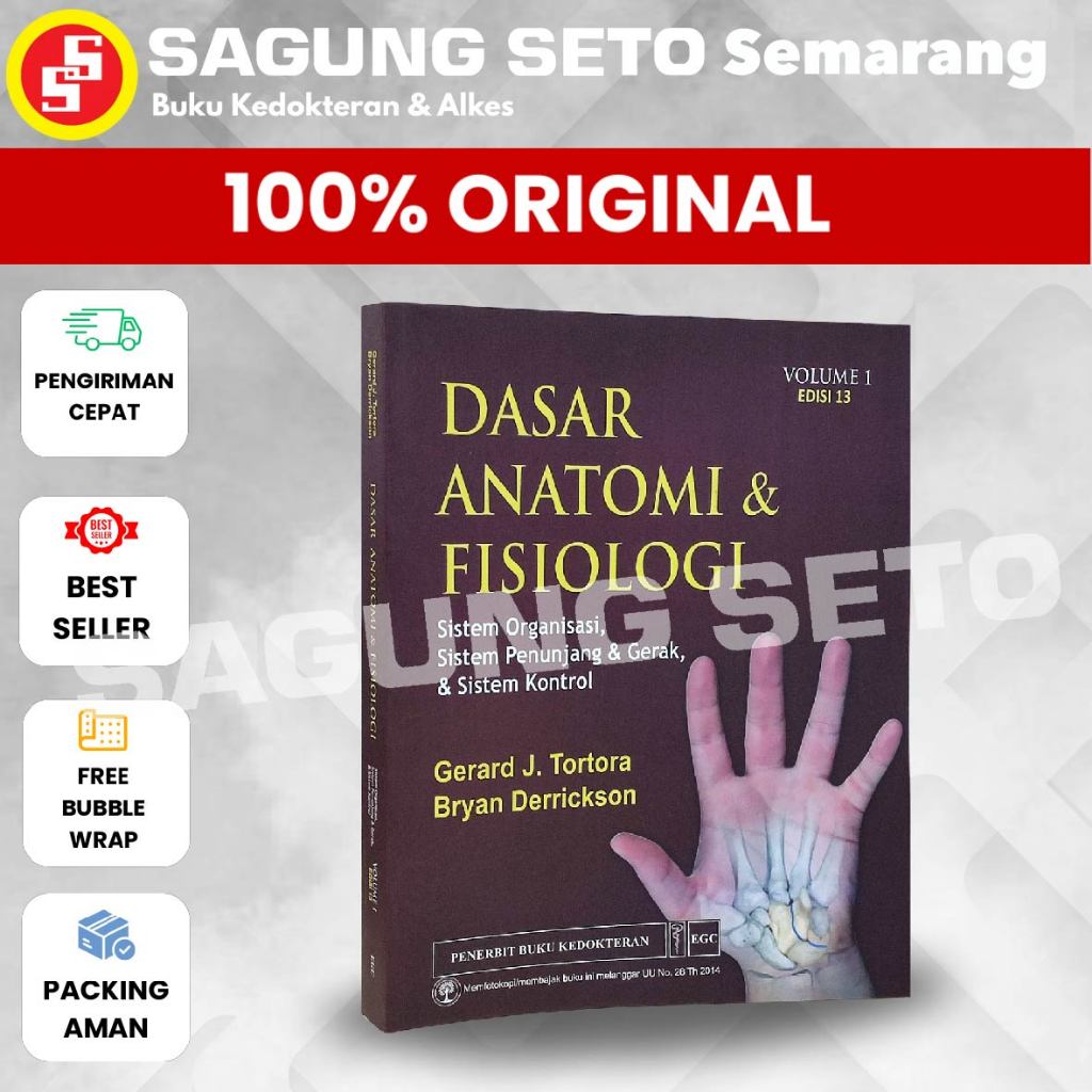 BUKU DASAR ANATOMI DAN FISIOLOGI TORTORA VOLUME 1 EDISI 13 - ANATOMI TORTORA