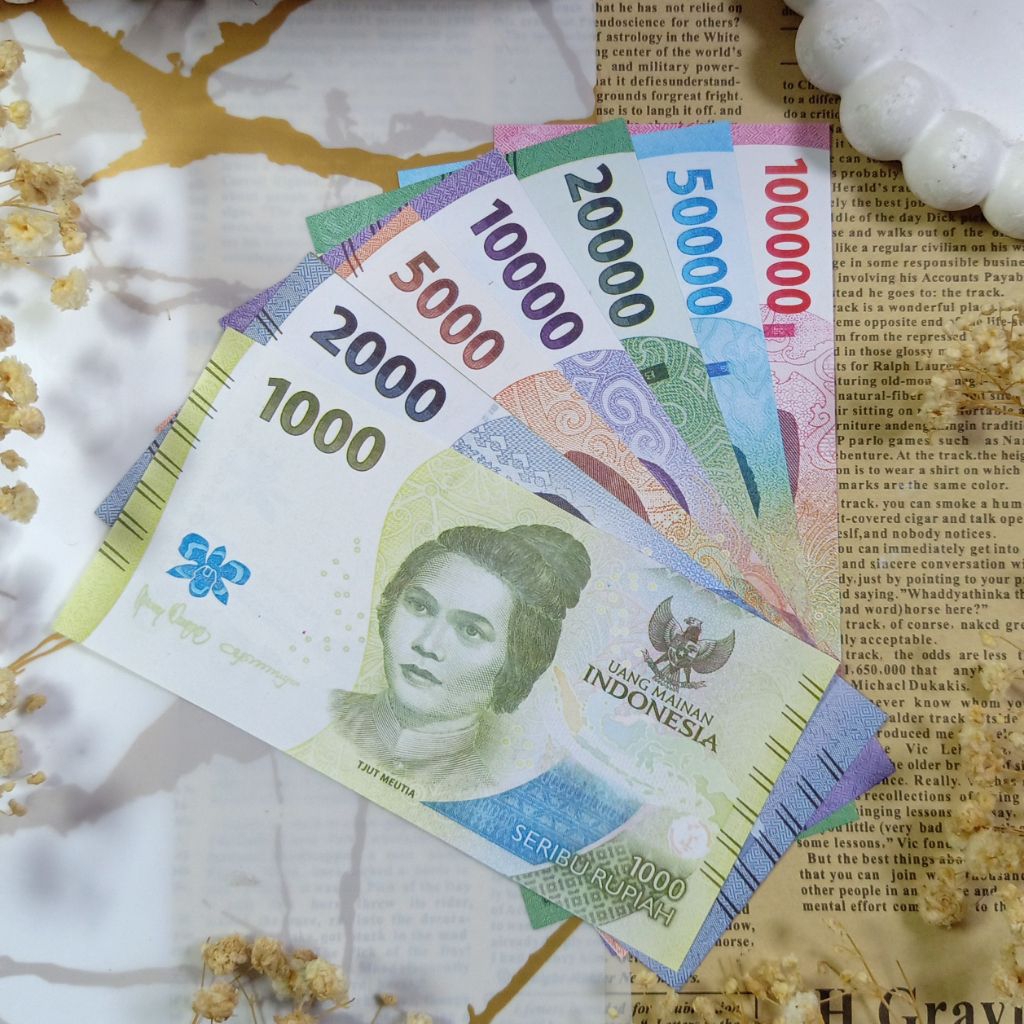 Replika Duit mainan, duit bahan mahar, bahan hiasan mahar,  bahan buket, hiasan buket, mainan edukas
