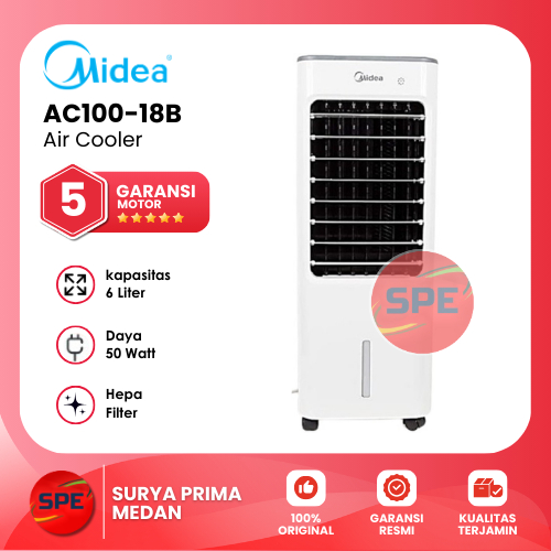 Air Cooler Midea AC100-18B / Penyejuk Udara Midea AC 100 18B