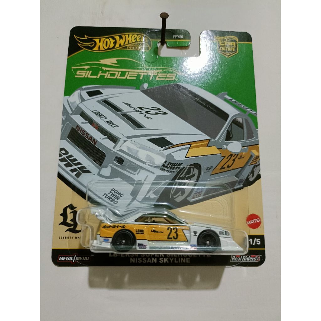 hotwheels Nissan skyline r34 super silhouette premium