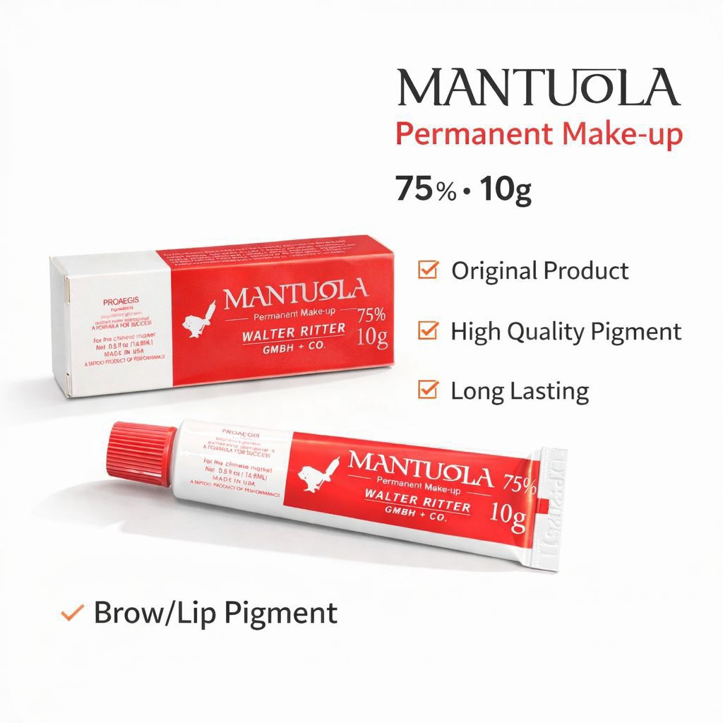MANTUOLA  75% KRIM ANASTESI SULAM ALIS/TATTO Mantula Permanent Make Up Pigment 10g 75% | Pigmen Sula