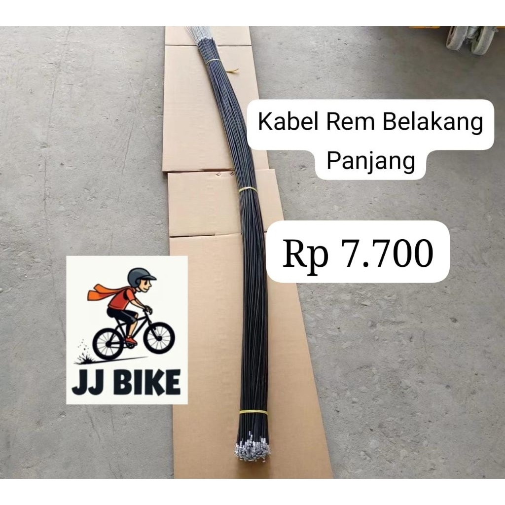 kabel rem belakang panjang sepeda mini/mtb/bmx/jengki/fixie/onta/lipat